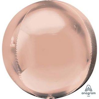 3D шар СФЕРА Б/РИС 16″ розовое золото Rose Gold
