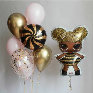 Комплект воздушных шаров «Кукла ЛОЛ»