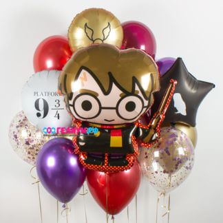 Комплект гелиевых шаров «Гарри Поттер»