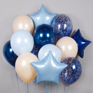 Воздушные шары Конфетти и звёзды