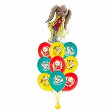 Фонтан шаров Барбоскина Роза