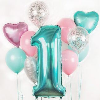 Композиция шаров Бирюзовая нота