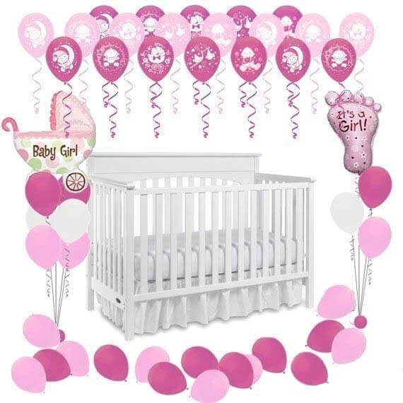 Оформление шарами «Комната девочки»