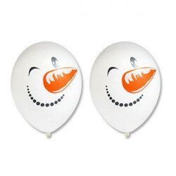 Латексный шар 30 см, Снеговик