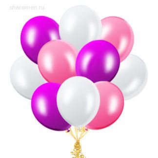Облако из 15 шаров для девочки