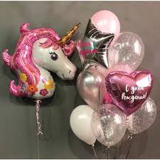 Композиция воздушных шаров Единорог