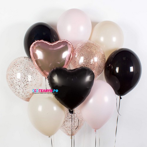 Композиция воздушных шаров «Гламур»