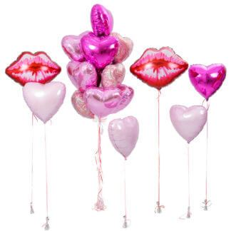 Набор шаров «Розовый поцелуй»