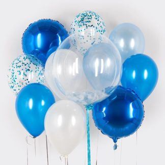 Комплект гелиевых шаров «Голубое небо»