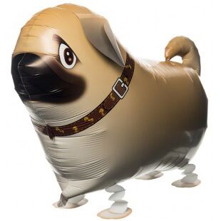 Шар ходячая фигура Мопс (61 см)