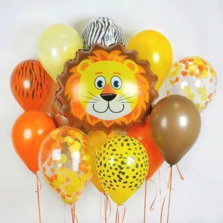Комплект гелиевых шаров Лев
