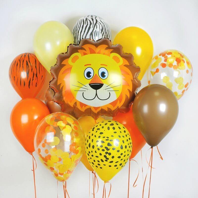 Комплект гелиевых шаров Лев