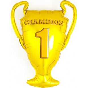 Шар (28''/71 см) Фигура, Кубок Чемпиона, Золото