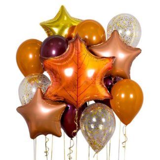 Композиция шаров Осенняя