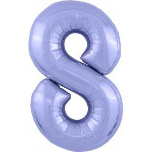Цифра 8 сиреневая, 102 см