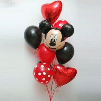 Композиция из воздушных шаров «Микки Маус»