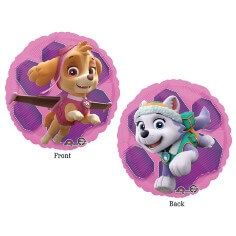 Фольгированный круг 46см, Щенячий патруль (Скай и Эверест)