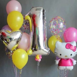 Композиция Китти с бантиком