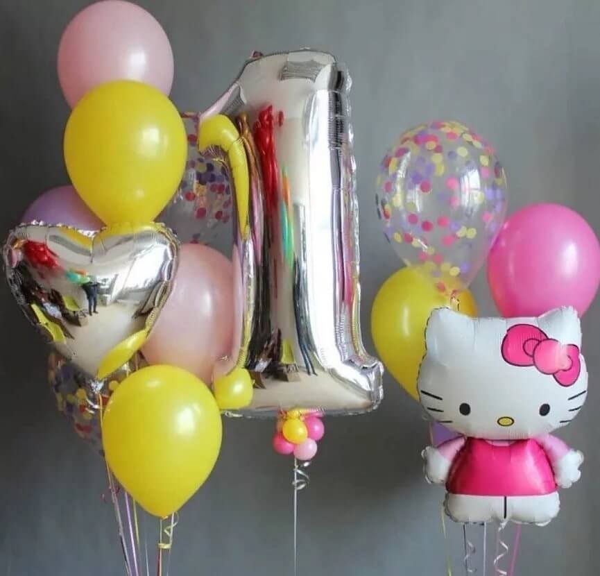 Композиция Китти с бантиком