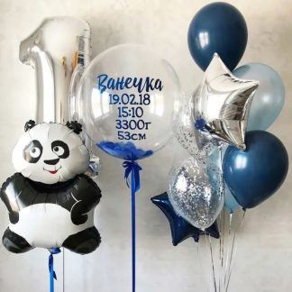 Комплект «Панда с цифрой»