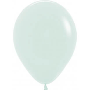 Латексный шар 30 см, макарунс, светлая мята