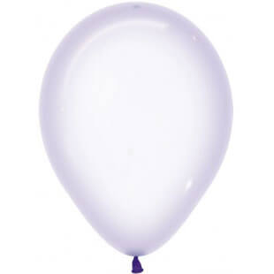 Латексный шар 30 см, макарунс, хрустально-сиреневый