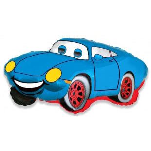 Фигура Гоночная машина 81 см, синяя