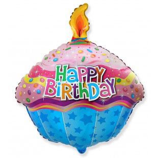 Фигура Кекс со свечкой, 58 см