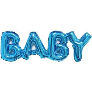 Фигура надпись Baby, 81 см, синий
