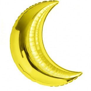 Фигура полумесяц 89 см, золото