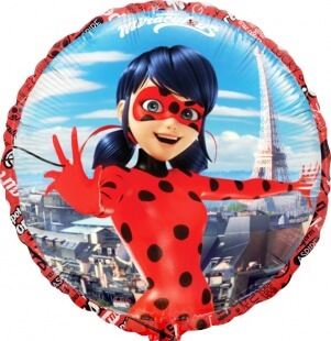 Фольгированный круг 46 см, Леди баг