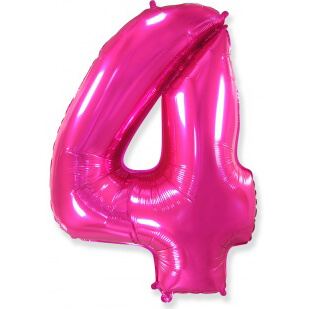 Цифра 4 фуше, 102 см