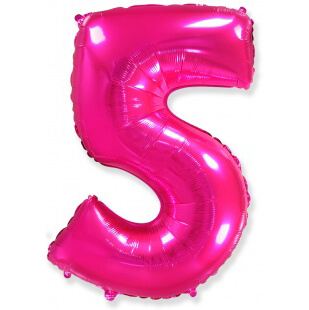 Цифра 5 фуше, 102 см