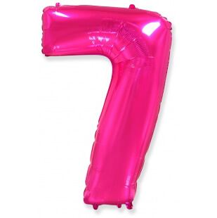 Цифра 7 фуше, 102 см