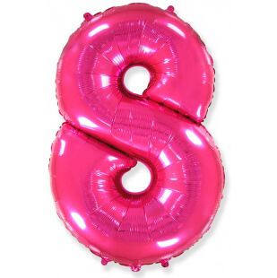 Цифра 8 фуше, 102 см