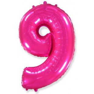 Цифра 9 фуше, 102 см