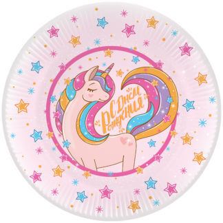 Тарелки Розовый Единорог