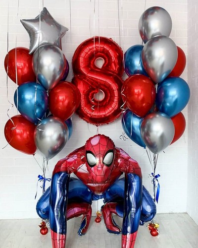 КомпозицияЧеловек паук с цифрой на выбор