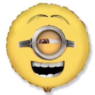 Фольгированный круг 46 см, Миньоны (Стюарт)