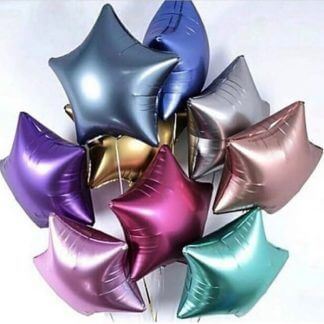 Композиция 9 фольгированных звёзд