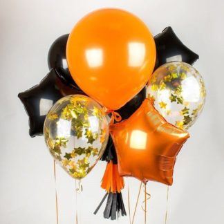 Композиция из воздушных шаров «Хэллоуин»