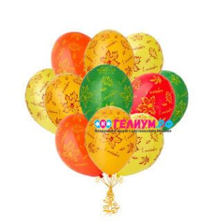 Облако воздушных шаров 1 сентября