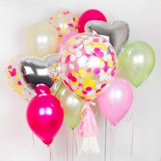 Композиция воздушных шаров Барби