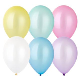 Латексный шар 30 см, макарунс, хрустальный, ассорти