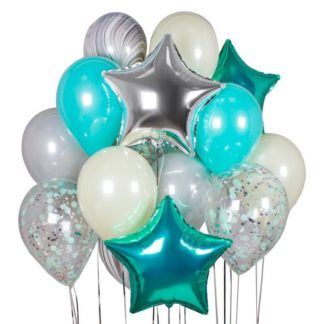Композиция бирюзовых шаров Тиффани 2