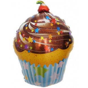 Фольгированная фигура, Шоколадный кекс, 71 см