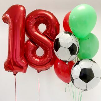 Композиция из воздушных шаров «Локомотив»