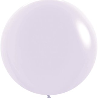 Латексный шар 61 см, сиреневый, пастель