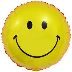 Фольгированный круг 46 см, Смайл