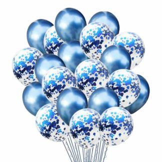 Композиция воздушных шаров на новый год «Снег»